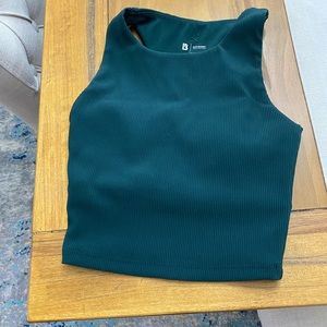 Buff bunny green top